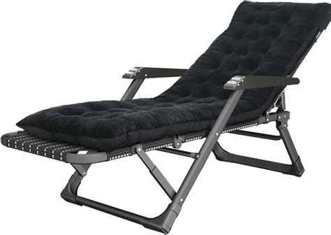 Extra Wide Sun Loungers Recliners With Cushions Folding Reclining Garden Chair Foldable Deck