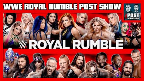 That's right, it's time for wwe royal rumble 2020, the show that acts as the beginning to the road to wrestlemania, but is honestly better to sit through. WWE Royal Rumble 2020 POST Show