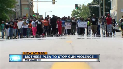 Mothers Stand Together Against Gun Violence In Milwaukee