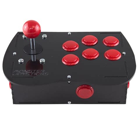 Deluxe Arcade Controller Kit For Raspberry Pi Cherry Red