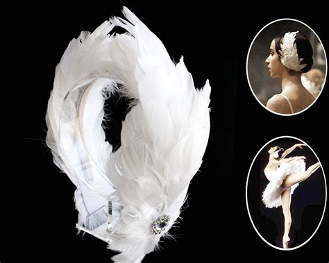 Swan Feathers Headpieceballerina Headbandswan Lake Etsy Ballet Hair