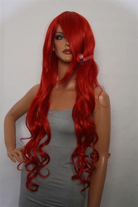 Shop By Wig Color Apple Red Epic Cosplay Wigs Red Curly Wig