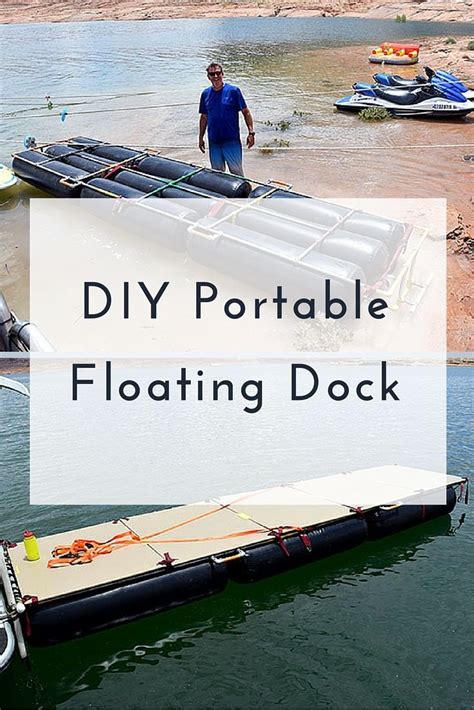 Diy Portable Floating Dock Floating Dock Floating Boat Docks Boat