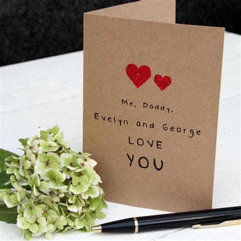 Personalised Love You Card By Juliet Reeves Designs