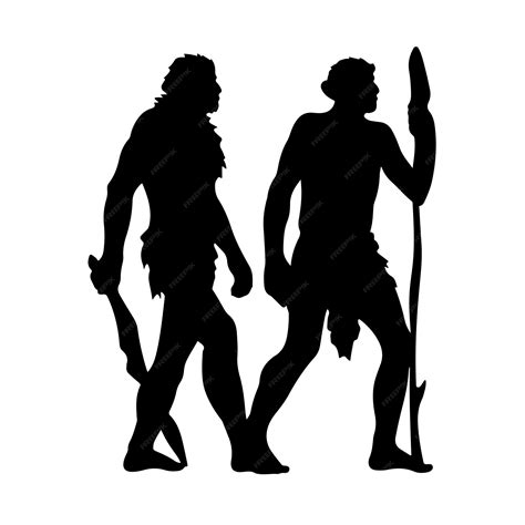 Neanderthal Silhouette