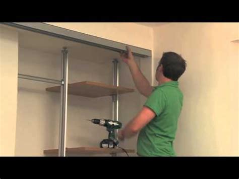 Choose from pairs of sliding doors or combine panels for a custom look. Fitting Made-to-measure Sliding Wardrobe Door Tracks - YouTube