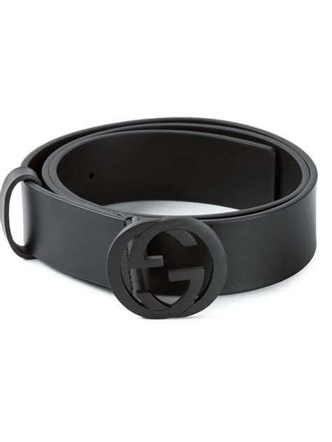 Gucci Logo Belt In Black For Men Lyst
