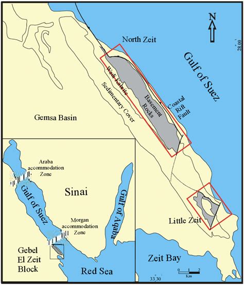 1 Location Map Of Gebel El Zeit Block Download Scientific Diagram
