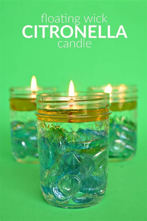 Citronella Oil Candles In Mason Jars Mad In Crafts