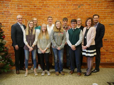 Nine Fillmore County Students Receive The Heartland Bank Earl H