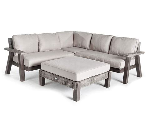 Broyhill Asheville All Weather Wicker Cushioned Patio Sectional