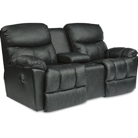 La Z Boy Morrison Casual Reclining Loveseat With Cupholder Storage