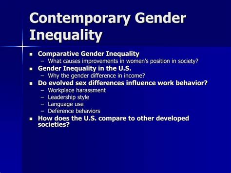 Ppt Contemporary Gender Inequality Powerpoint Presentation Free