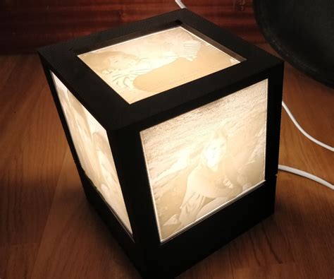 3d Printed Lithophane Lamp 5 Steps With Pictures Instructables