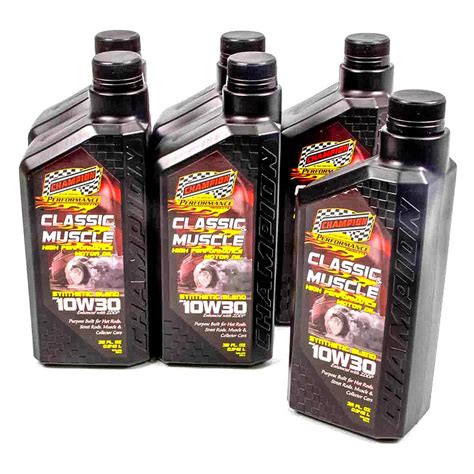 Maybe you would like to learn more about one of these? Champion Brands® - Classic & Muscle Synthetic Blend Motor Oil
