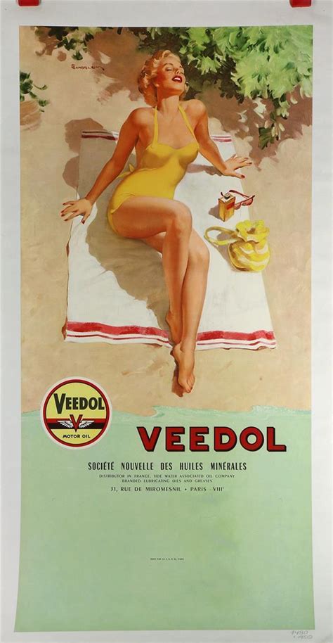 Sold Price Vintage Poster Haddon Hubbard Sundblom Veedol July 6