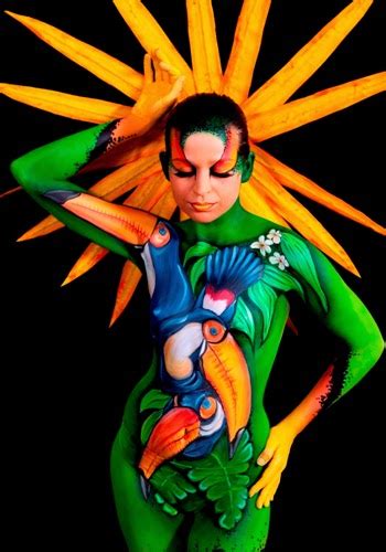 Best Body Painting Fashion And Style Using The Right Body Paint