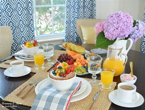 How To Set A Breakfast Table Properly