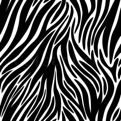Vector Illustration Of Seamless Zebra Pattern Stock Vector Colourbox