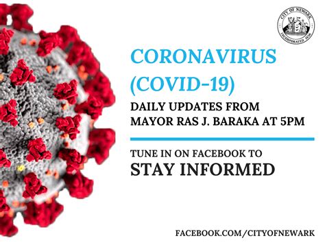 News Daily Coronavirus Covid 19 Updates From Mayor Ras J Baraka