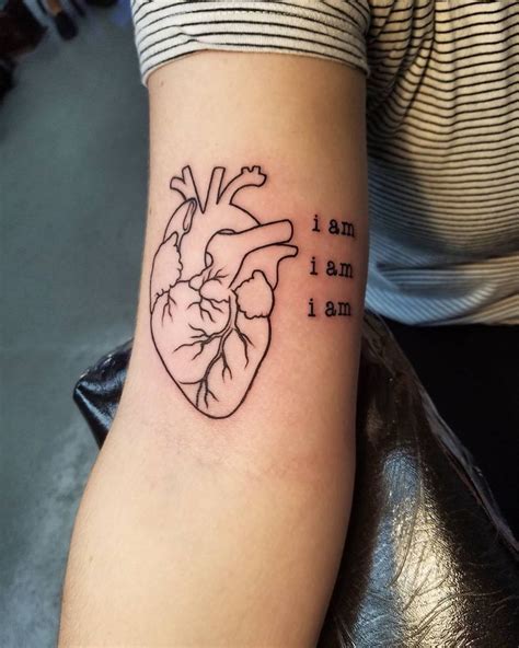 Human Heart Tattoo Design