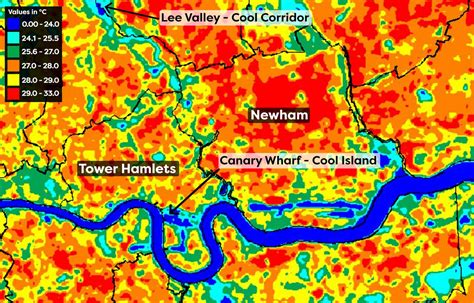 Remote Sensing Of Londons Urban Heat Island Geospatial Insight