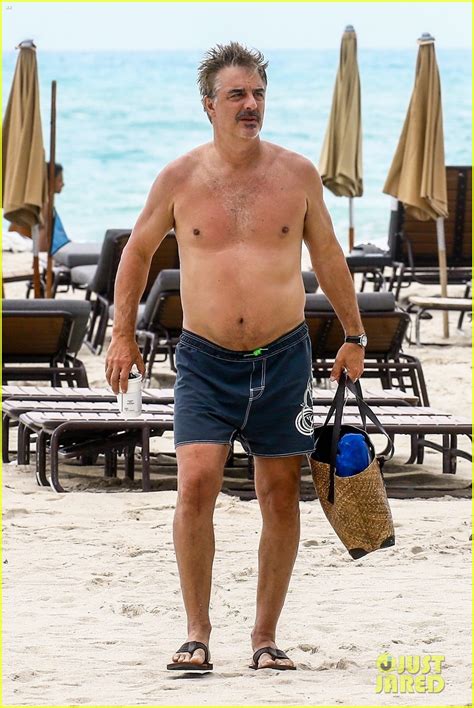 Photo Chris Noth Goes Shirtless On The Beach During Miami Vacation 01 Photo 4082902 Just