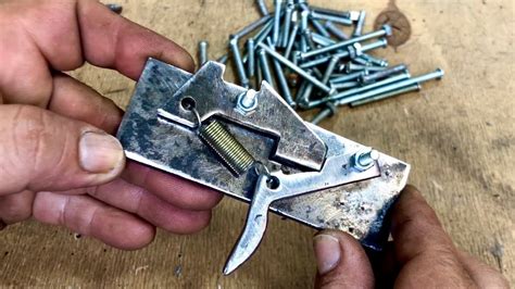 How To Make A Simple Trigger Mechanism From Scrap Metal Design 2 In