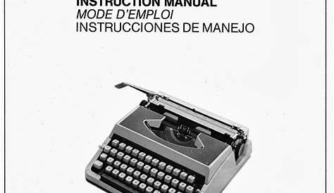 oz.Typewriter: Nakajima ALL Portable Typewriter Manuals: Four Languages