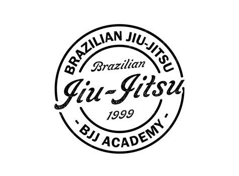 Premium Vector Jiu Jitsu Logo Bjj Badge Brazilian Jiu Jitsu Emblem