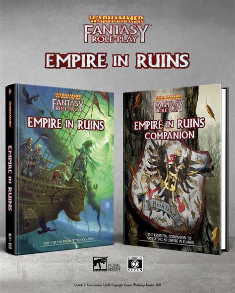 Warhammer Fantasy Roleplay 4e Enemy Within Empire In Ruins Companion