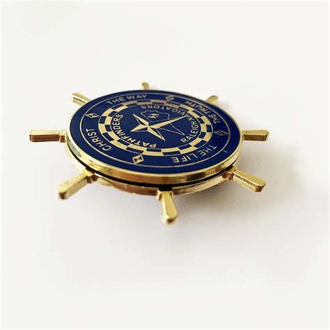 Spinner Hard Enamel Pin Custom Colorful Gold Plating Spinning Lapel Pin