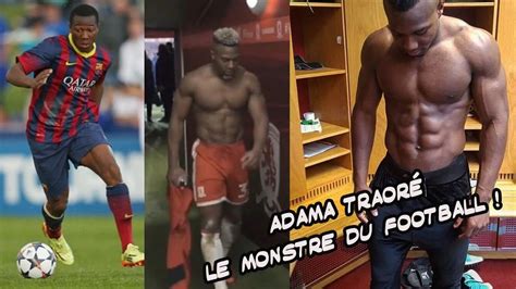 Ja, jeder kennt seine muskeln und seine schnelligkeit, die ihn zu einem der schnellsten fußballer der fifa und der welt machen. Le Cas Adama Traoré ! une génétique au-dessus du golden ...