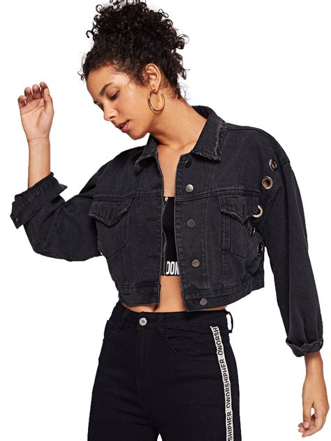 Pin By Phillip Wright Fashions On Womens Denim Jackets Denim Jacket Women Crop Top Jacket