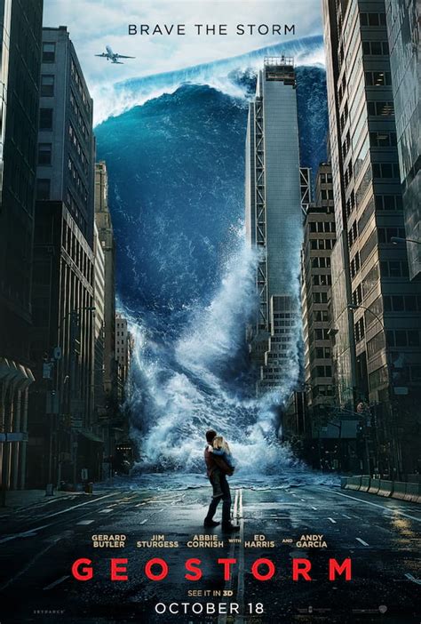 Tsunami Looms In The First Geostorm Poster Clickthecity
