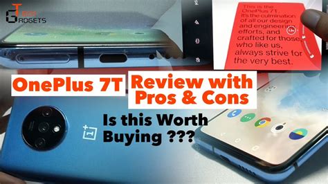Oneplus 7t Review With Pros And Cons Perfect Package Youtube