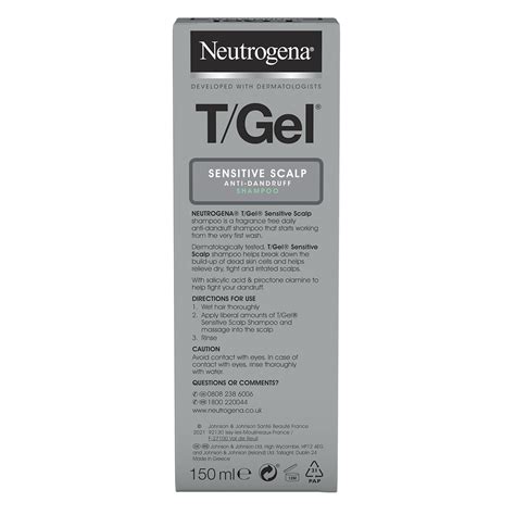 Neutrogena Tgel Anti Dandruff Shampoo For Sensitive Scalp