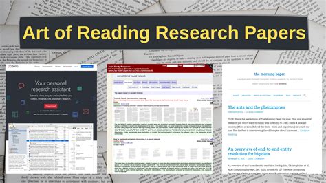 How To Read A Research Paper A Guide To Setting Research Goals