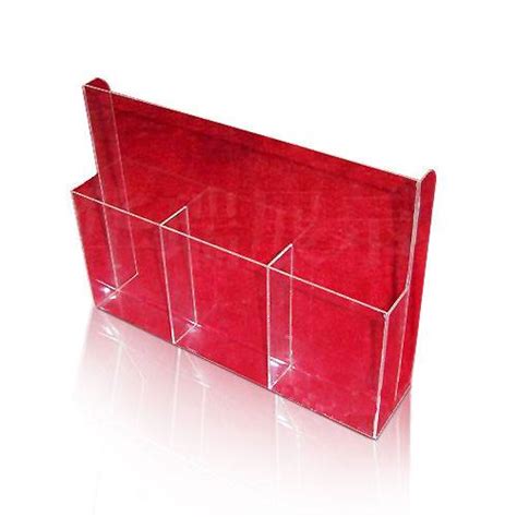 Clear Table Top Acrylic Sign Holders With Pocket