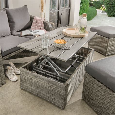 Entdecke deinen passenden hocker in deinem ikea einrichtungshaus & online. Loungeset Sofa Hocker Tisch Balkonset Loungemöbel inkl ...