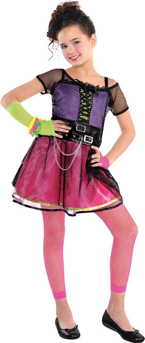 Create Your Own Girls 80s Pop Star Costume Accessories Party City