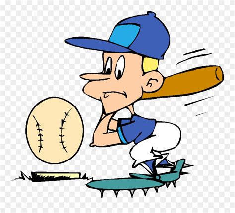 Download Mens Softball Cliparts Baseball Home Run Cartoon  Png
