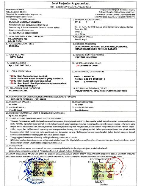 Contoh Surat Perjanjian Sewa Dump Truck - 58+ Koleksi Gambar