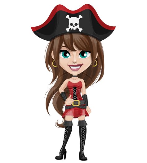 Cartoon Girl Pirates