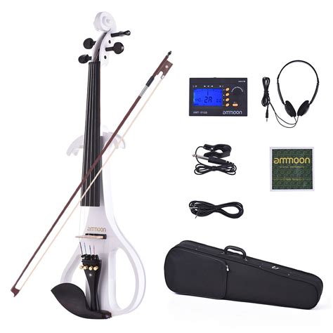 Ammoon Full Size 44 Electric Violin Elektrische Violine ♥ Violin Best