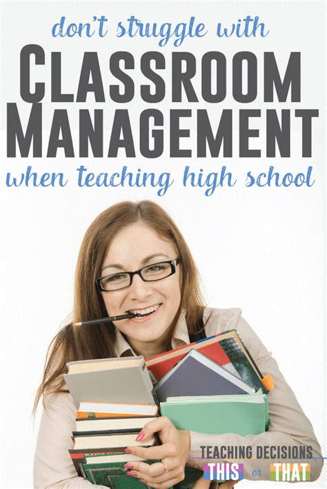 Classroom Management For Secondary Teachers Language Arts Classroom