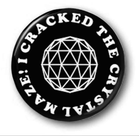 i cracked the crystal maze 1 inch 25mm button badge novelty cute ebay