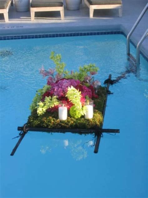 How to make a floating candle centerpiece with a flower inside. 34 best floating flowers in pools images on Pinterest ...