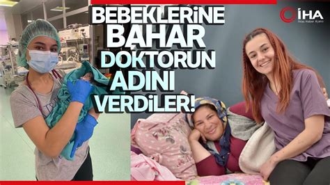 Depremzede Aile Bebeklerine Zmirli Doktorun Ad N Verdi Youtube