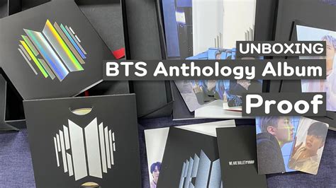 Unboxing Bts Anthology Album Proof Standardcompact Review Video